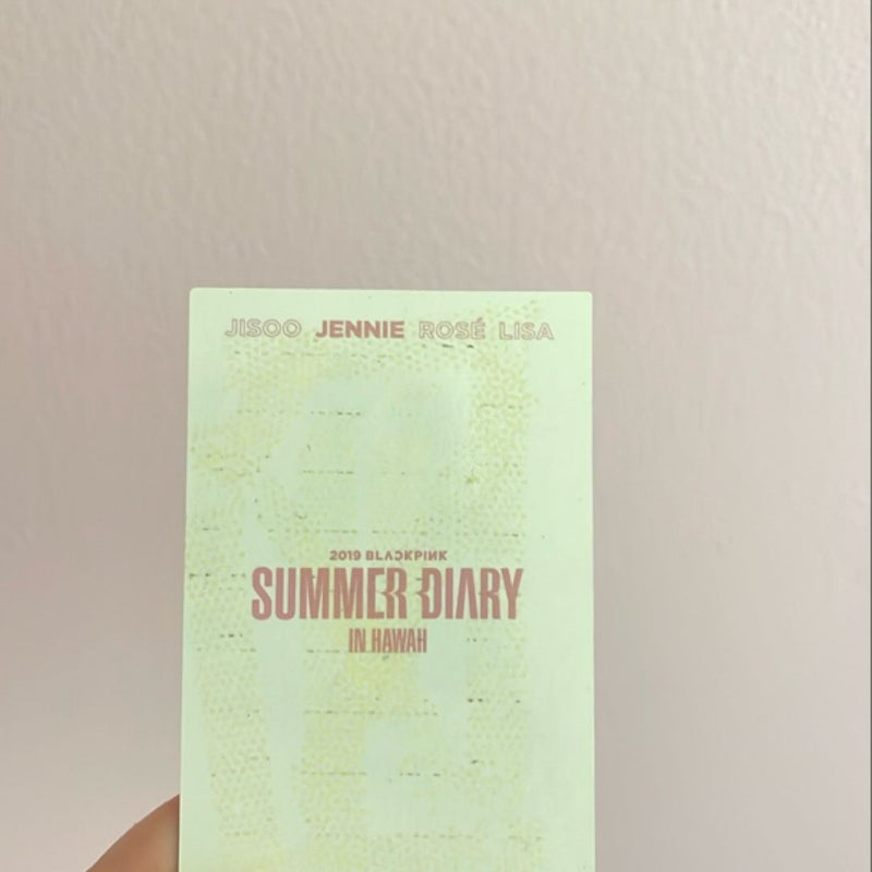 BLACKPINK: 2019 summer in hawaii (WITH PHOTOCARDS, ARE DAMAGED)