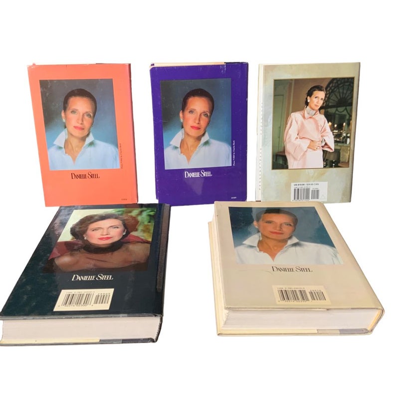 Danielle Steel bundle of Five books with Dust Jackets