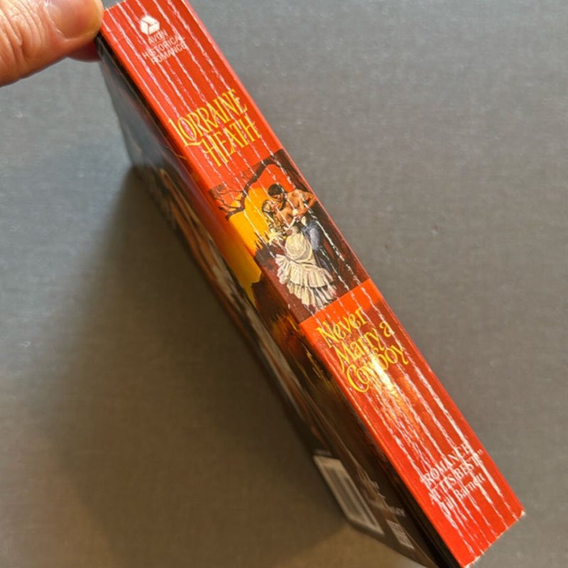 Never Marry a Cowboy - Avon Romantic Treasure Clinch, 1st Ed