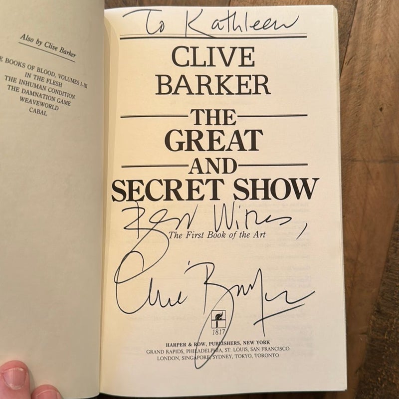 The Great and Secret Show (Signed 1st)