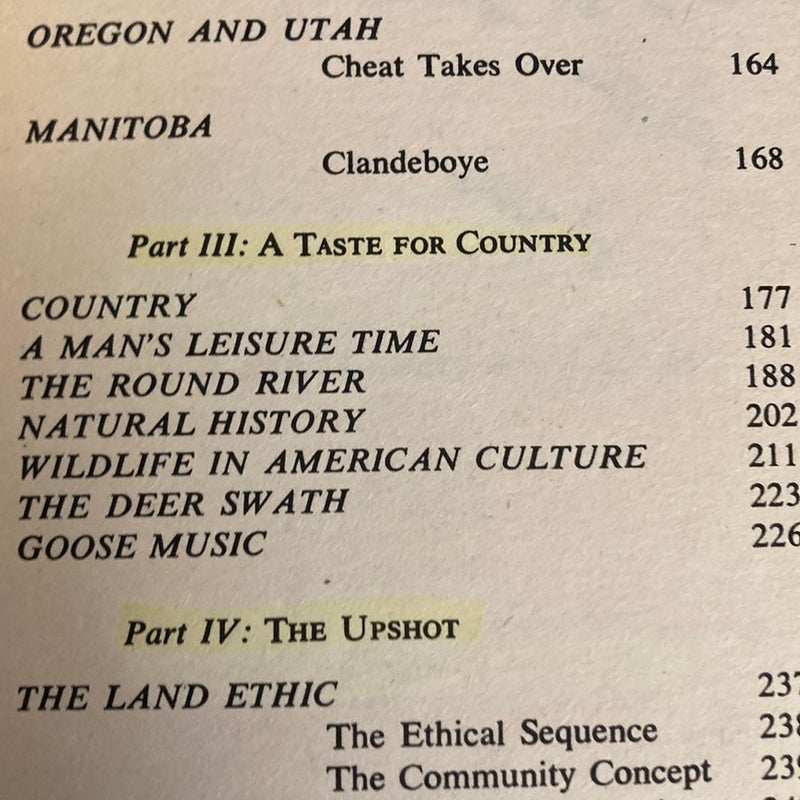 A Sand County Almanac
