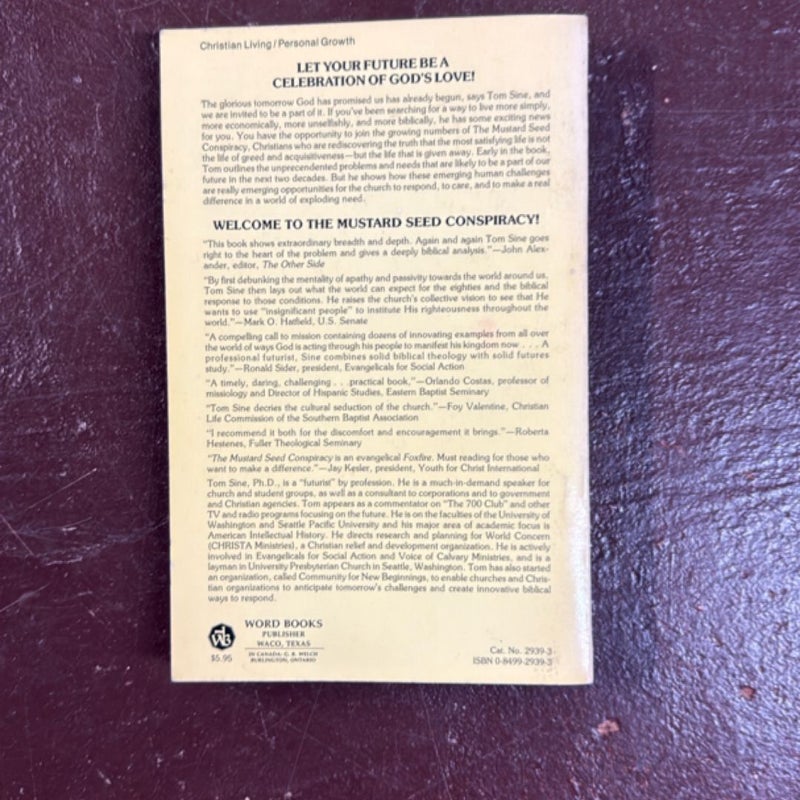 The Mustard Seed Conspiracy