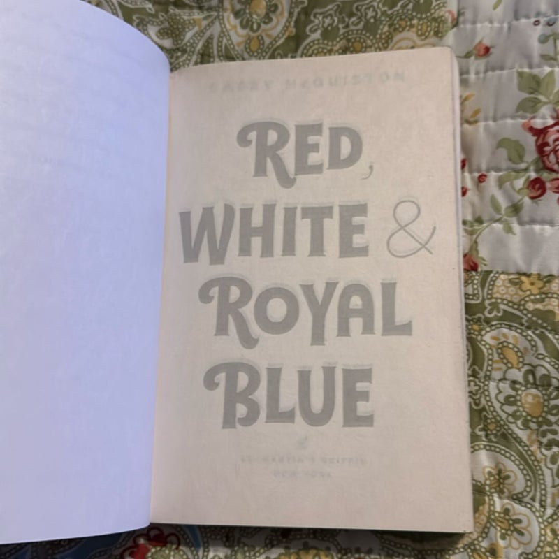 Red, White and Royal Blue