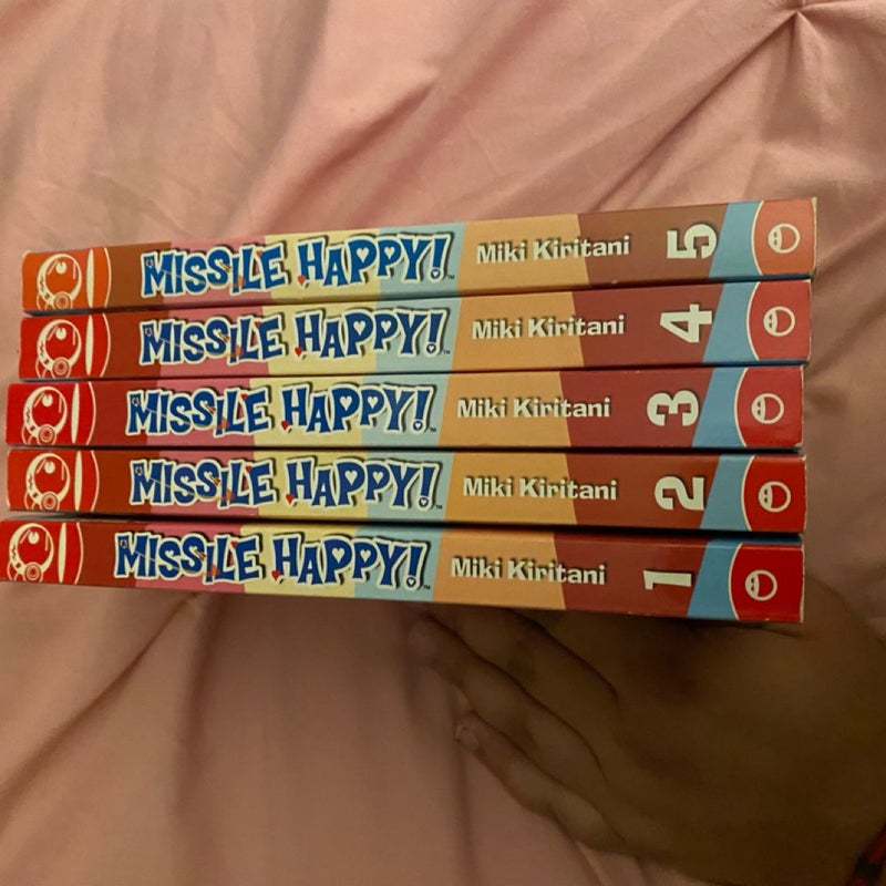 Missile Happy manga complete series volumes 1-5