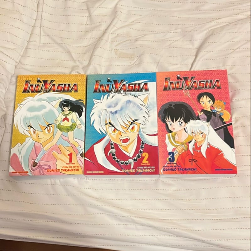 Inuyasha volumes 1-3