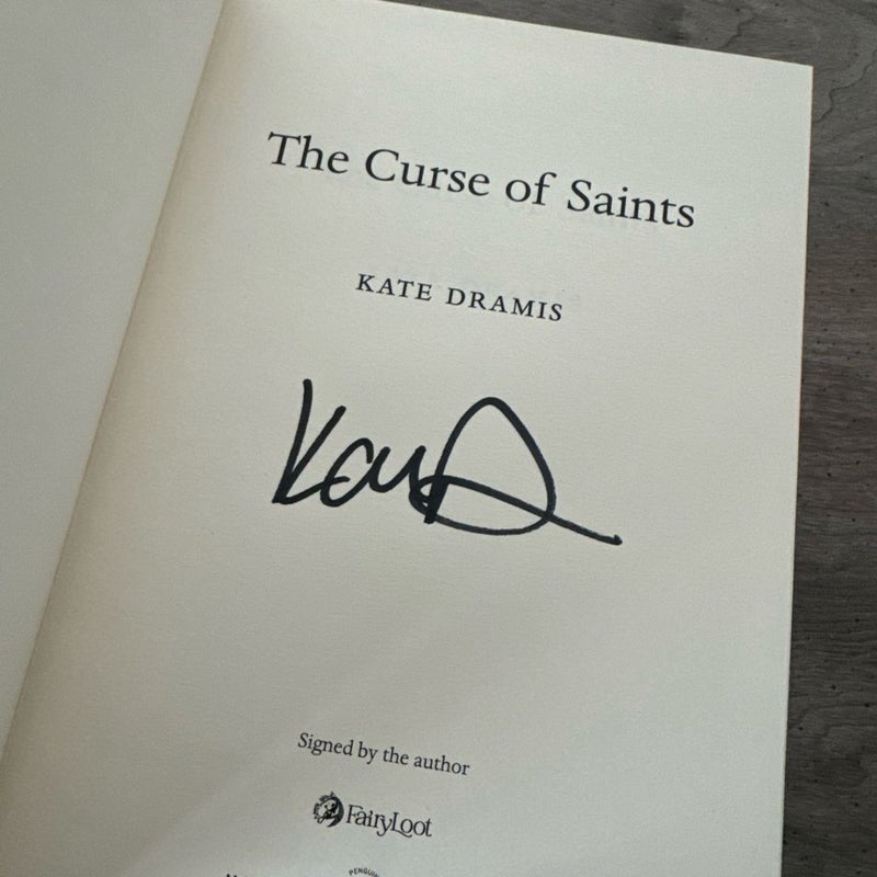 The Curse of Saints (Signed FairyLoot edition)