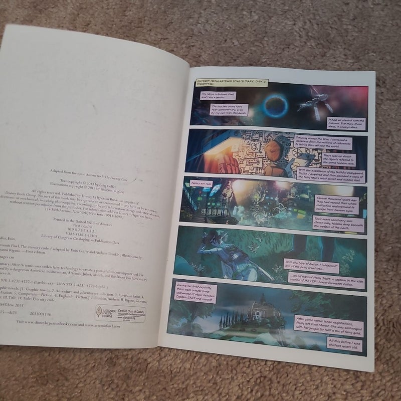 Artemis Fowl the Eternity Code Graphic Novel (Artemis Fowl)