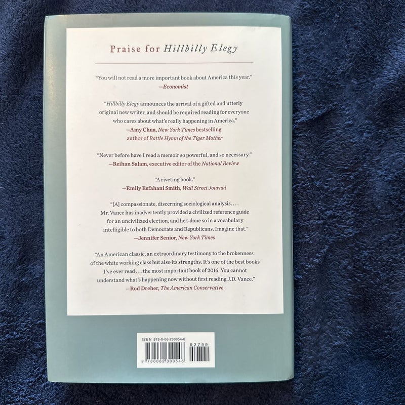 (First Edition) Hillbilly Elegy