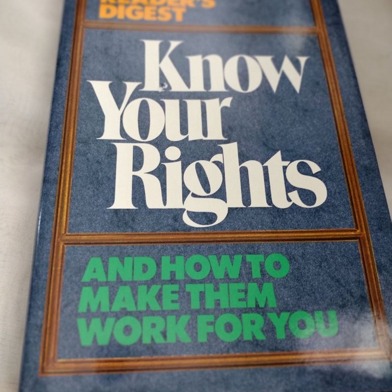 Reader Digest Kniw Your Rights