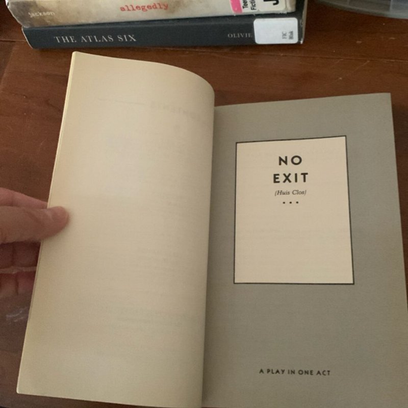 No Exit and Three Other Plays