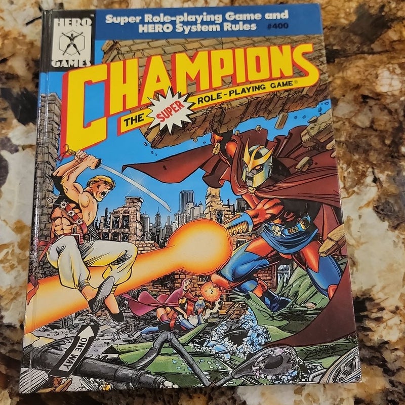 Champions - The Super Hero Role Playing Game **missing pages **