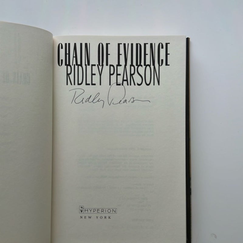 Chain of Evidence (Signed!)