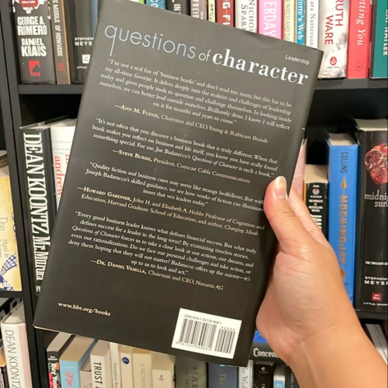 Questions of Character