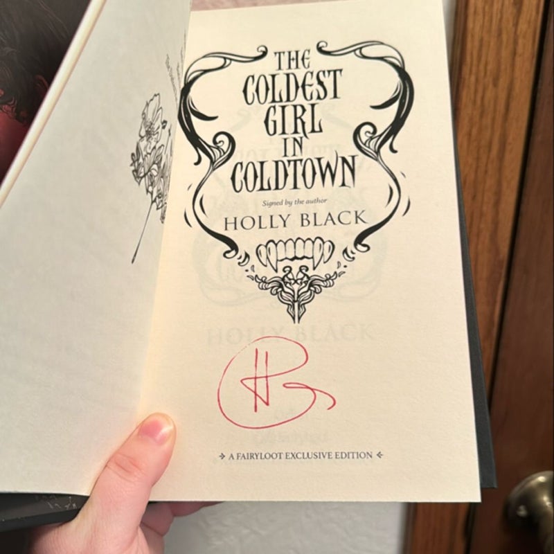 The coldest girl in coldtown Fairyloot Signed buy