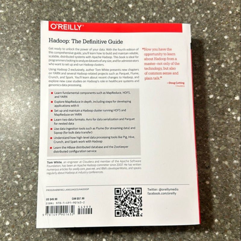 Hadoop: the Definitive Guide