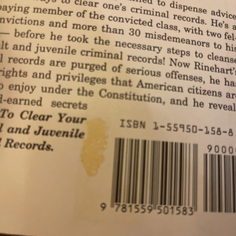 How to Clear Your Adult and Juvenile Criminal Records