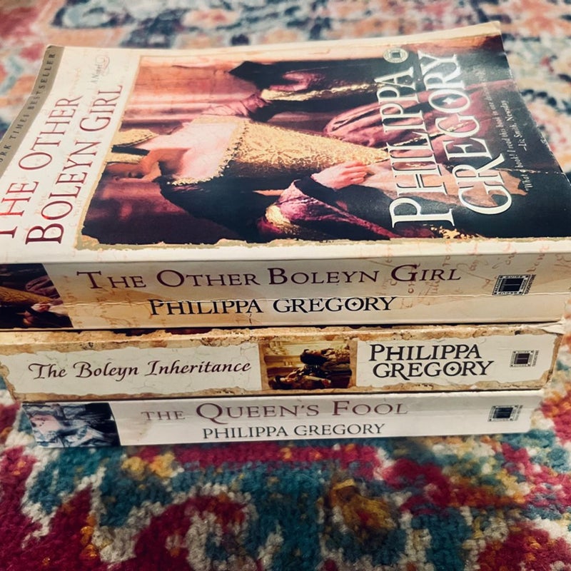 Philippa Gregory Lot The Other Boelyn Girl & Boelyn Inher & The Queen’s Fool
