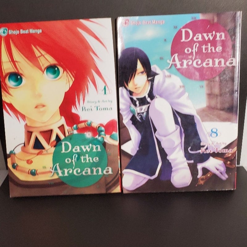 Dawn of the Arcana, Vol. 1 and 8