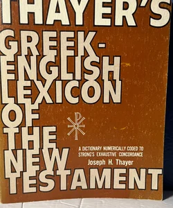 Greek English Lexicon of the New Testament