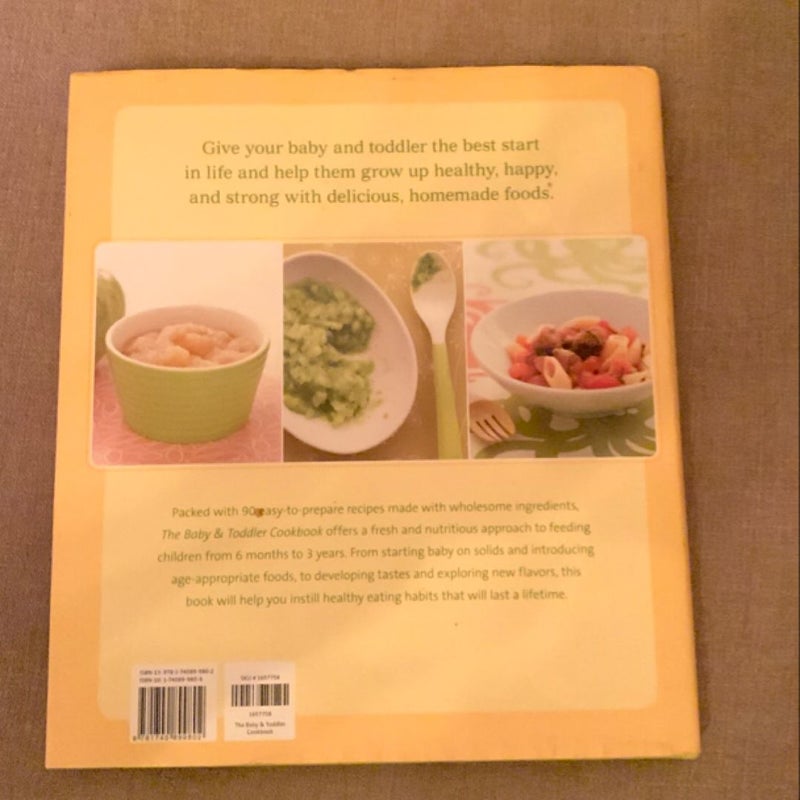 THE BABY & TODDLER  COOKBOOK- Hardcover!