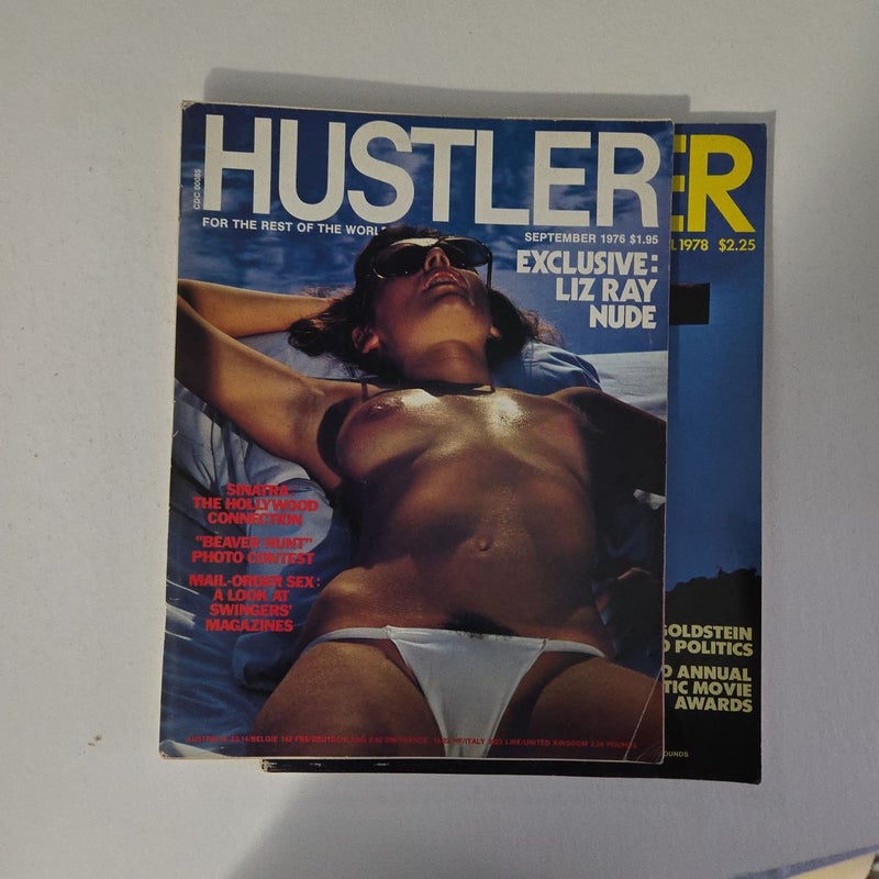 Hustler magazines lot vintage 1976 and 1979 
