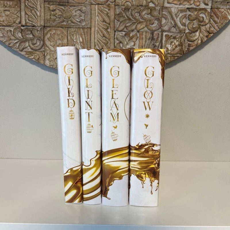 Gild, Glint, Gleam, Glow - The Plated Prisoner Series original hardbacks