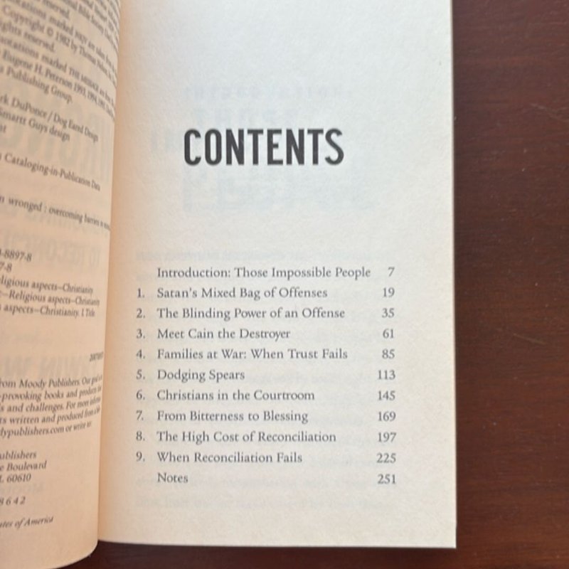 When You've Been Wronged