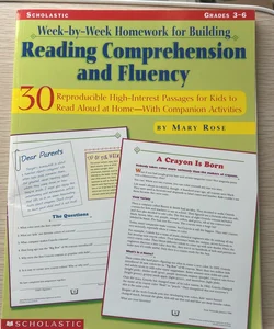 Week-By-Week Homework for Building Reading Comprehension and Fluency