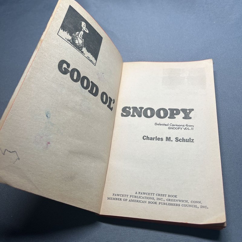 Good Ol’ Snoopy