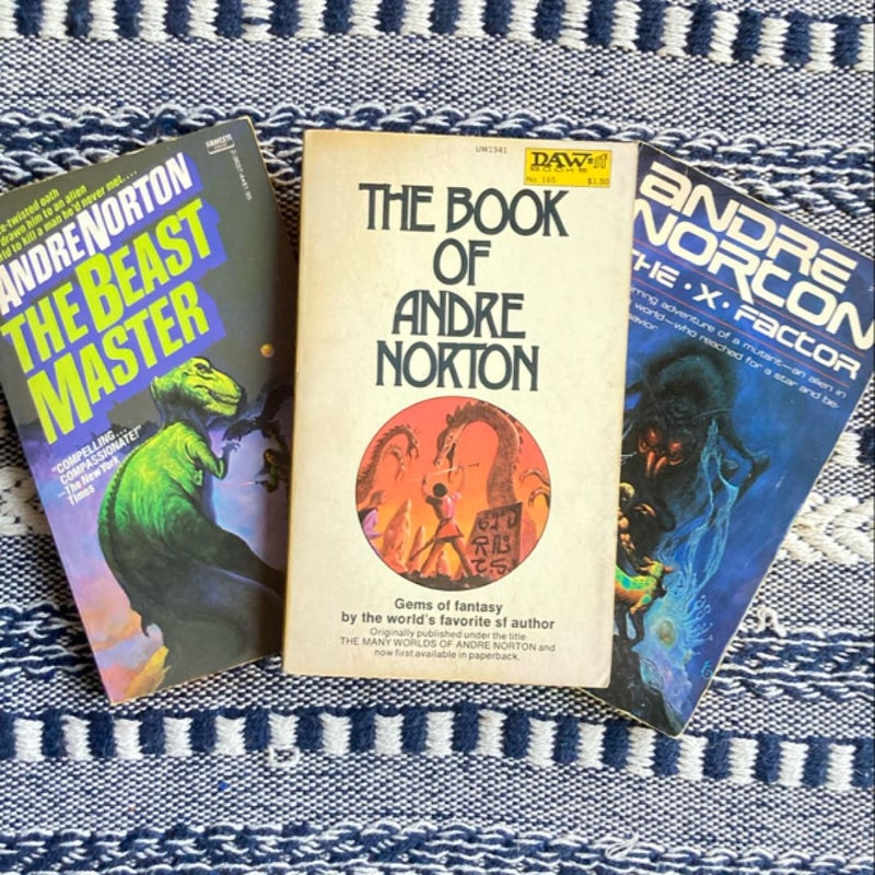 Andre Norton Vintage Paperback Bundle