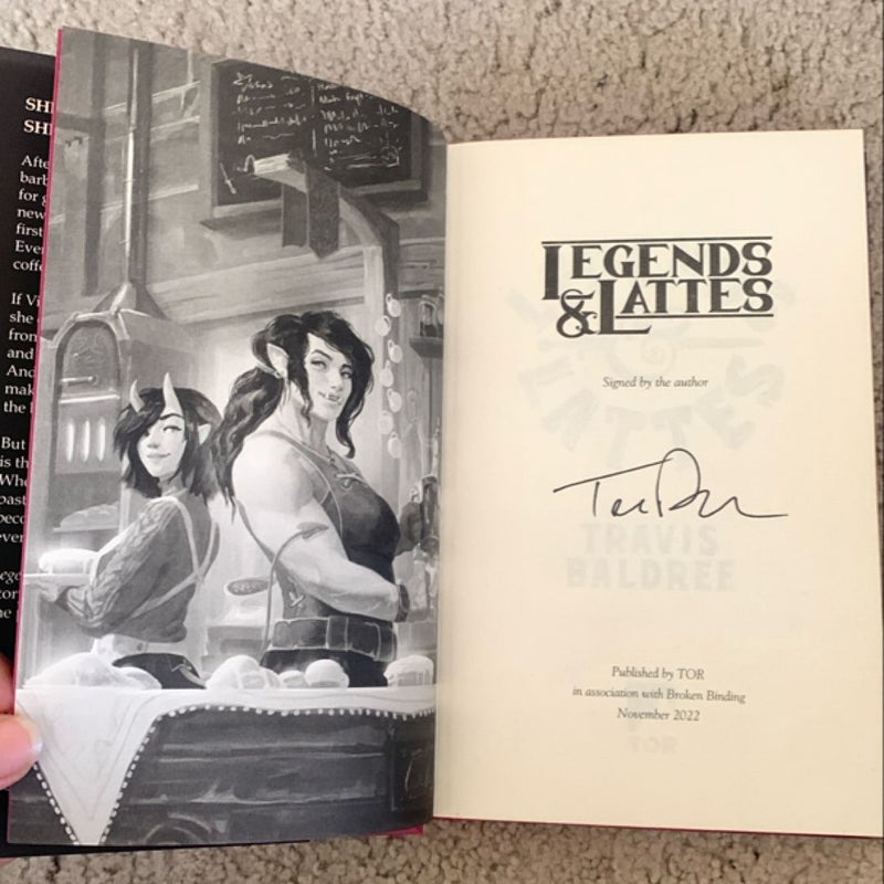 Legends and Lattes Broken Binding [signed]