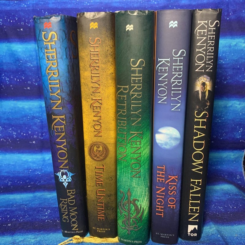 Dark hunters series Books: 6;19;21;23;32.
