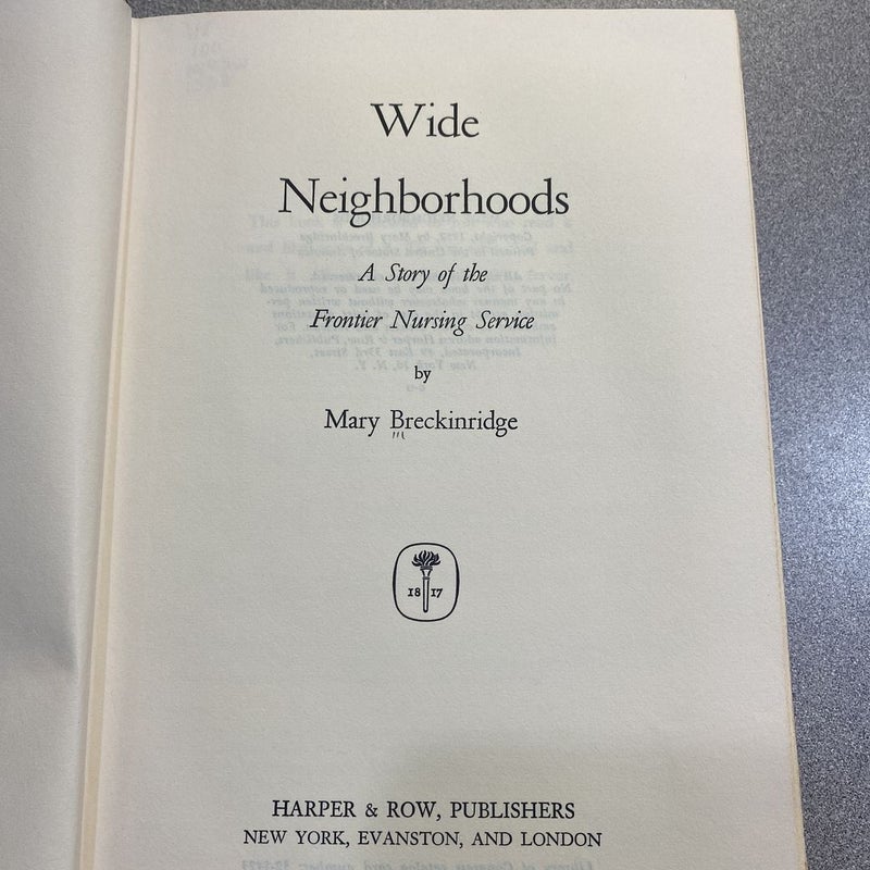 Wide Neighborhoods