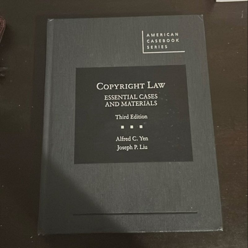 Copyright Law Third Edition