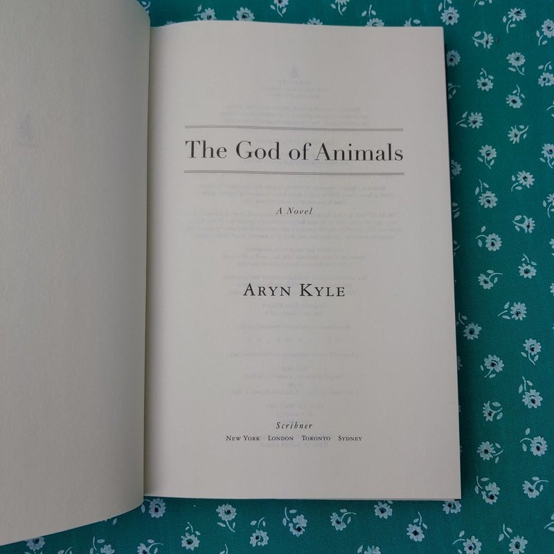 The God of Animals (First Edition)