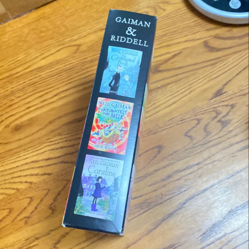 Neil Gaiman/Chris Riddell 3-Book Box Set