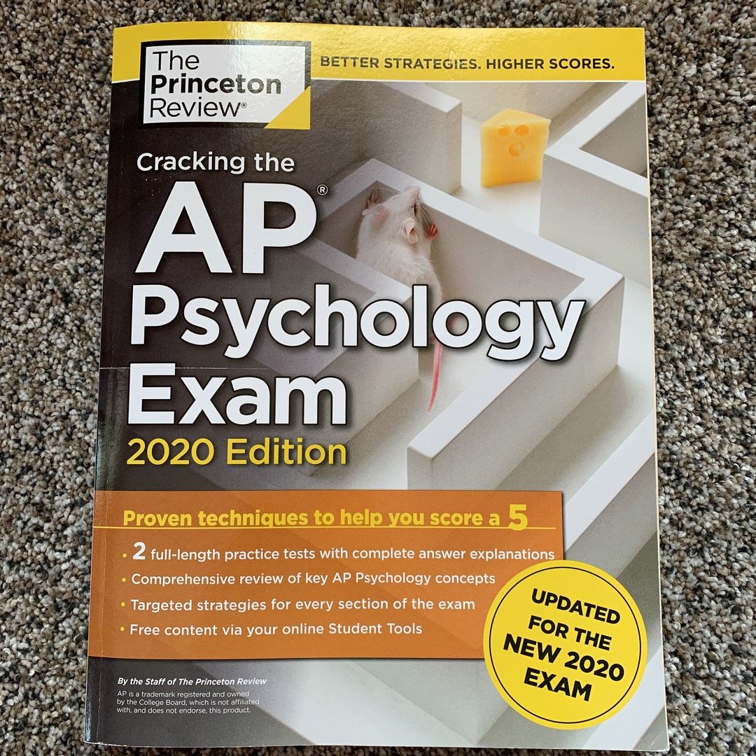 Exam,　AP　Psychology　the　Princeton　Staff,　Edition　Paperback　by　Books　Review　Pango　Cracking　2020