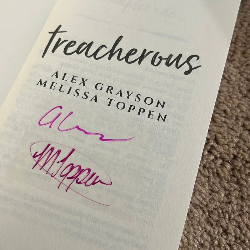 Treacherous - Signed Bookplates