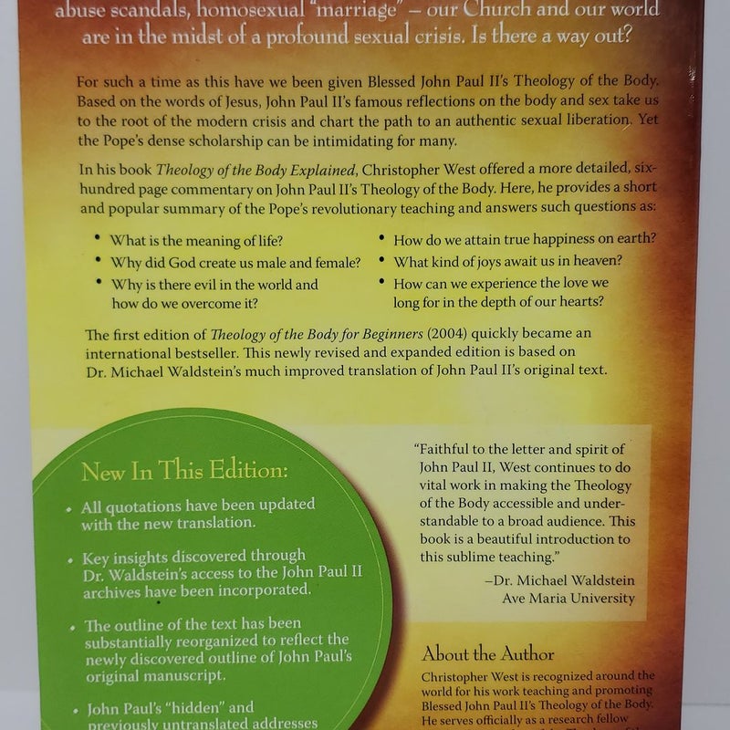 Theology of the Body for Beginners