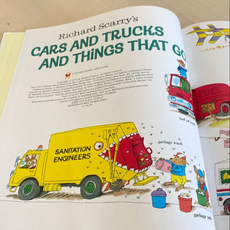 Richard Scarry's Cars and Trucks and Things That Go