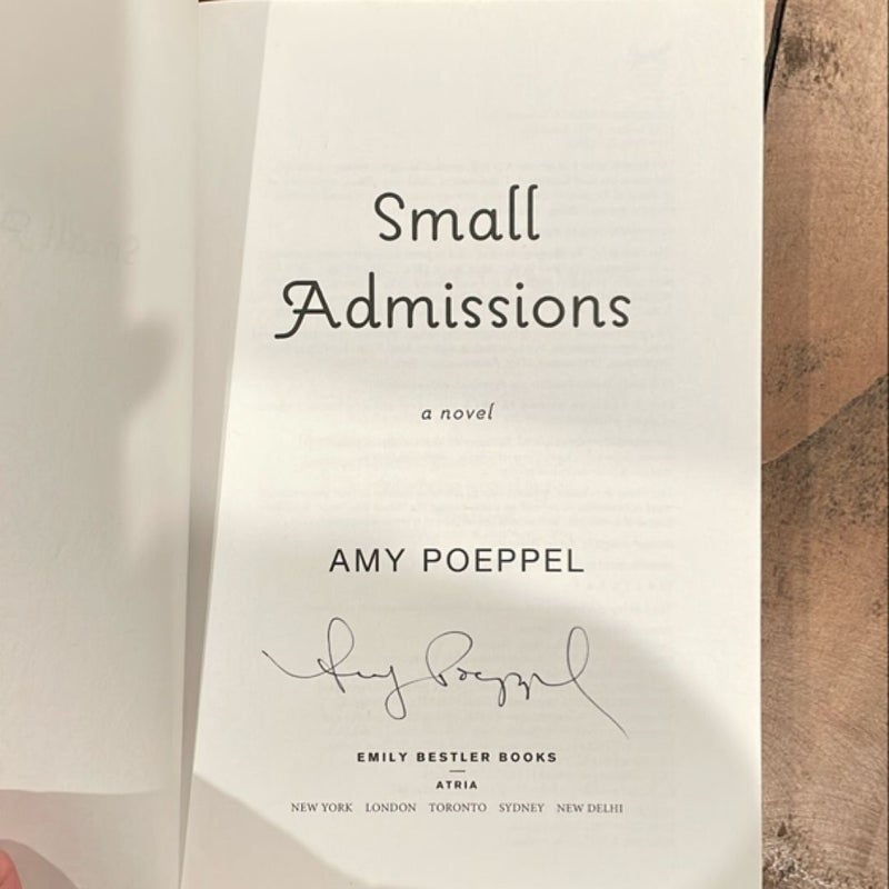 Small Admissions (signed)