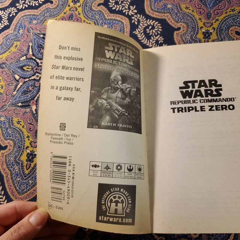 Triple Zero: Star Wars Legends (Republic Commando)