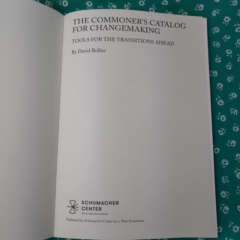 The Commoner's Catalog for Changemaking
