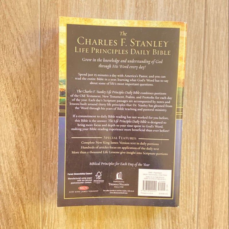 The Charles F. Stanley Life Principles Bible