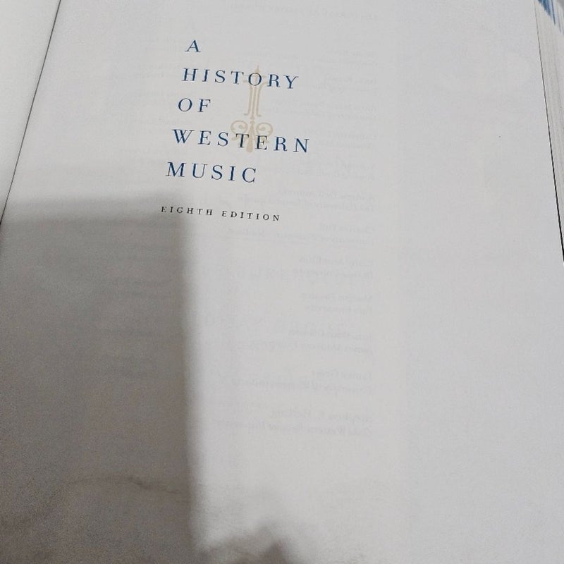 A History of Western Music