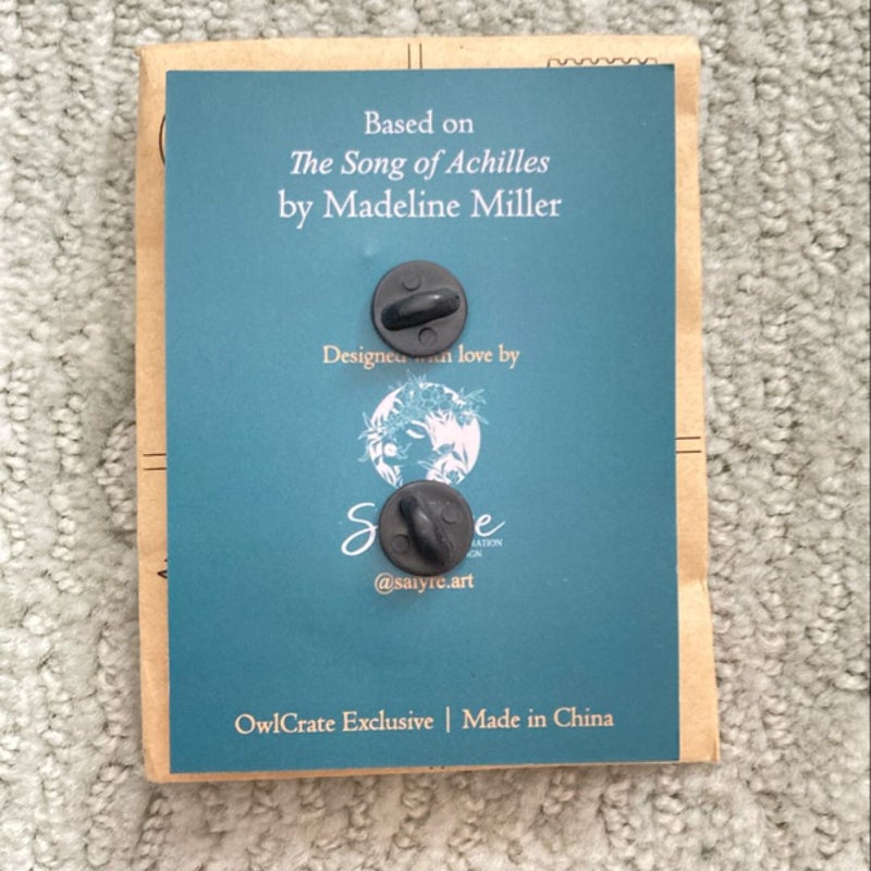 The Song of Achilles OwlCrate Perfect Pairings pin