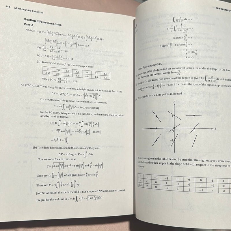 AP Calculus Premium, 2022-2023: 12 Practice Tests + Comprehensive Review + Online Practice