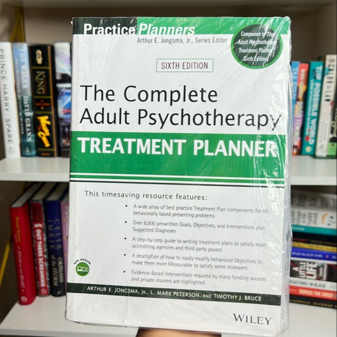 The Complete Adult Psychotherapy Treatment Planner