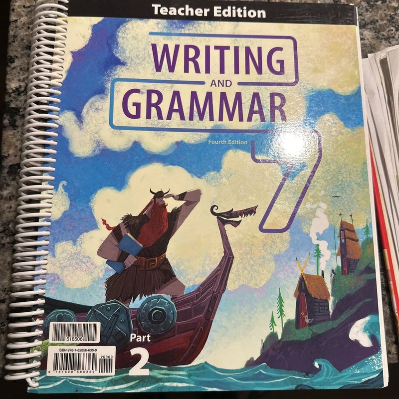 BJU Press Writing and Grammar 7 Teacher’s Edition