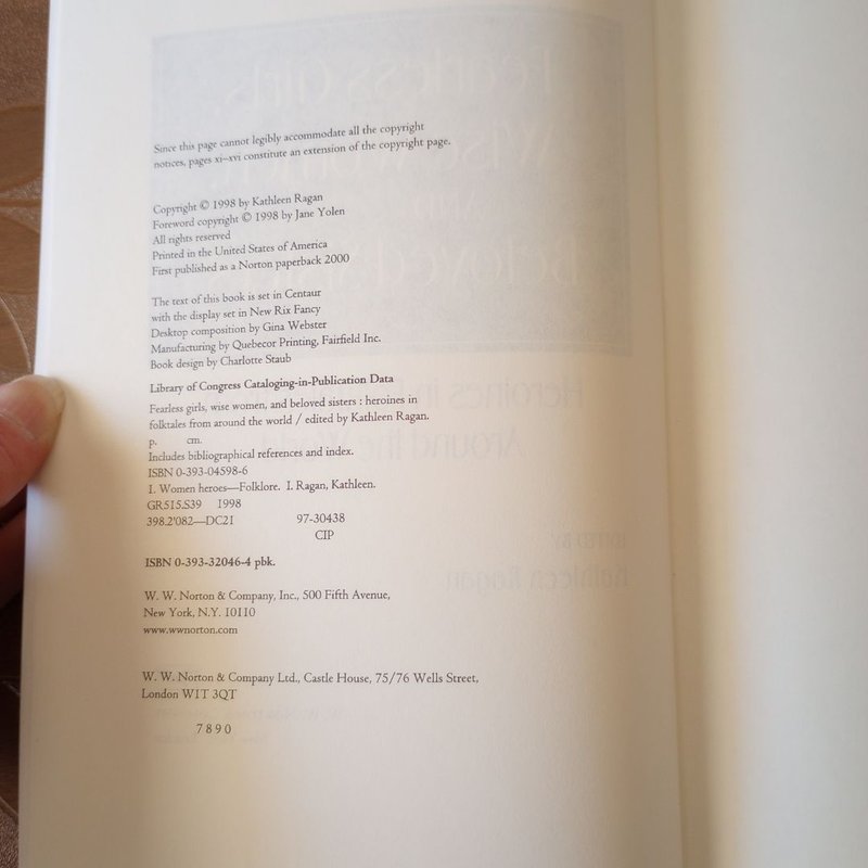 Fearless Girls Wise Women and Beloved Sisters by Kathleen Ragan ...